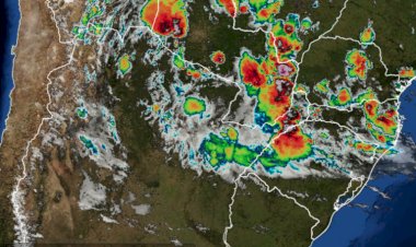 ATENÇÃO: Chuva se aproxima da costa oeste do paraná, confira a imagem de satélite