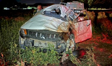 Capotamento na PR-239 deixa um morto e três feridos em Assis Chateaubriand