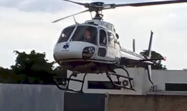 CONSAMU Aéreo realiza transferência de paciente de Terra Roxa para hospital de maior complexidade