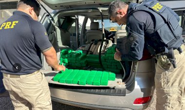 PRF apreende 137 quilos de maconha escondidos em SUV na BR-369, em Ubiratã