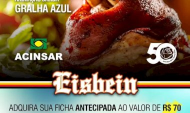 Vendas de fichas para o 34º Jantar Típico Alemão já estão disponíveis