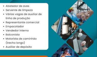 Nova Santa Rosa inicia a semana com diversas vagas de emprego abertas