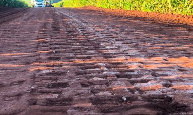 Obra de asfalto avança no distrito de Novo Três Passos e deve ligar Marechal Rondon a Nova Santa Rosa