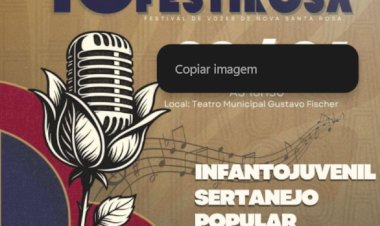 Inscrições estão abertas para o 10º FESTIROSA em Nova Santa Rosa
