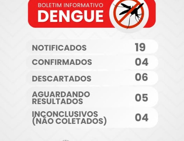 Saúde de Nova Santa Rosa divulga boletim da dengue e reforça alerta à população