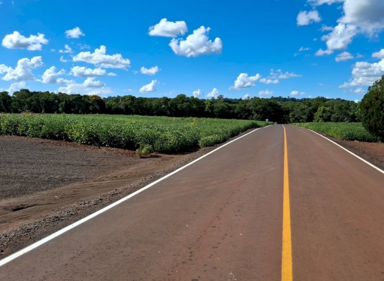Prefeitura entrega oficialmente obras de asfaltamento na Linha Campos Sales
