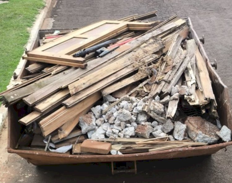 Prefeitura de Nova Santa Rosa reforça orientações sobre o uso correto das caixas de entulho