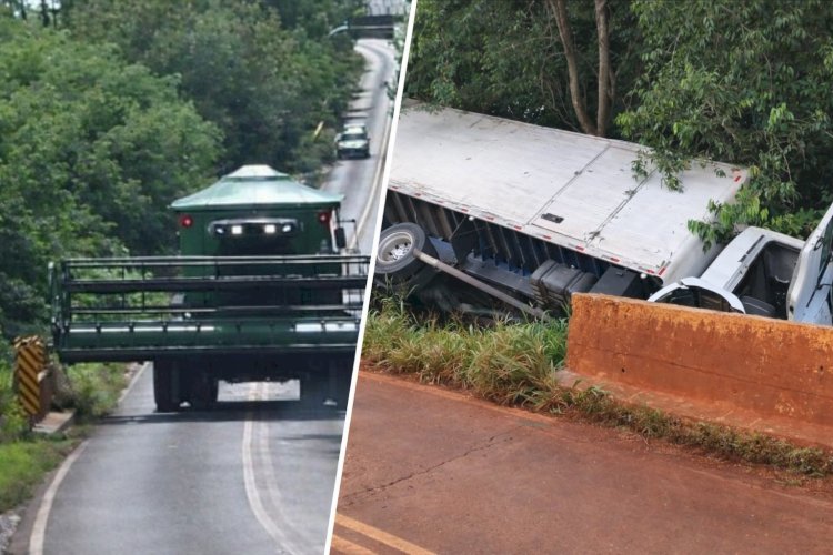 ALERTA:  Mais cuidado nas rodovias em época de safra, susto no mesmo local em dois dias seguidos na PR 491