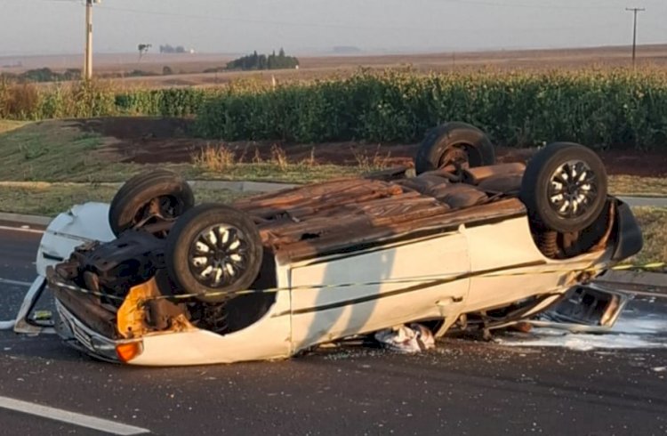 Acidente grave deixa um morto e dois feridos na PR-975, em Palotina