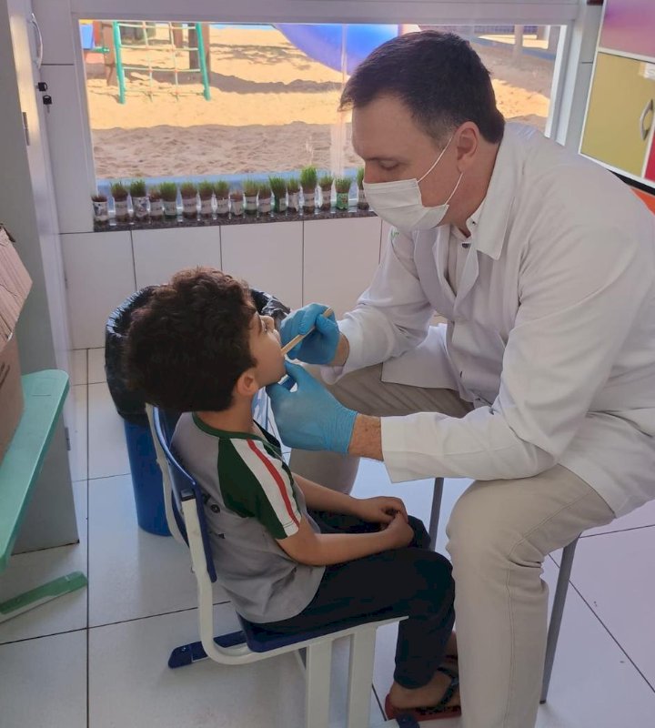 Secretaria de Saúde reforça ações de odontologia no Programa Saúde na Escola em Marechal Rondon