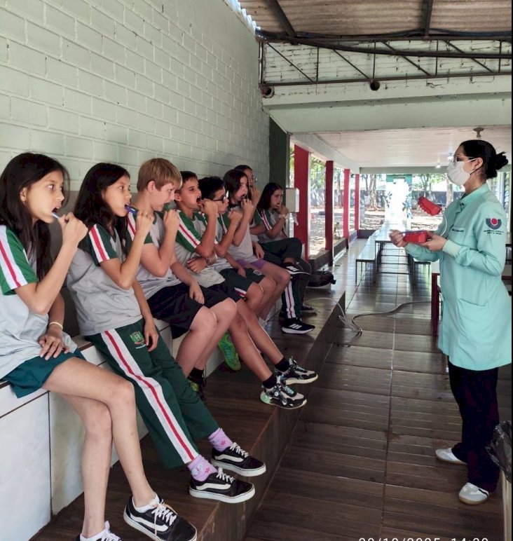 Secretaria de Saúde reforça ações de odontologia no Programa Saúde na Escola em Marechal Rondon