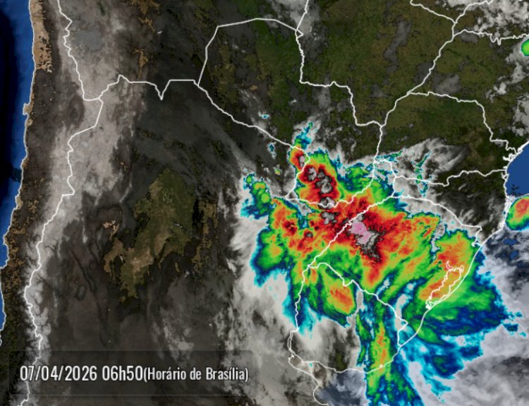 Tempestades marcam esta terça-feira (07) em Marechal Cândido Rondon