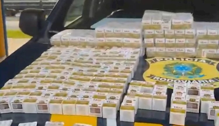 Em menos de 24 horas, PRF realiza as duas maiores apreensões de remédios para emagrecimento em rodovias federais