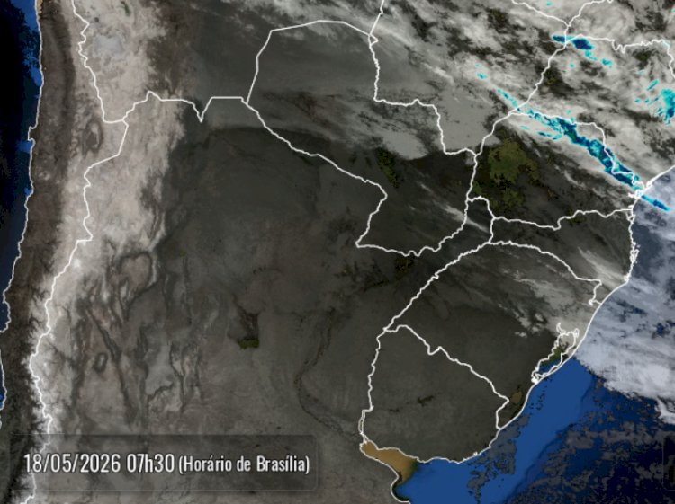 Segunda-feira será de tempo nublado e temperaturas baixas na região de  Marechal Rondon