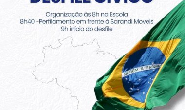 Desfile cívico  e concurso do melhor Leitão assado marcam este domingo(07) em Quatro Pontes