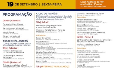 PRF promove seminário sobre jornada de trabalho dos motoristas profissionais