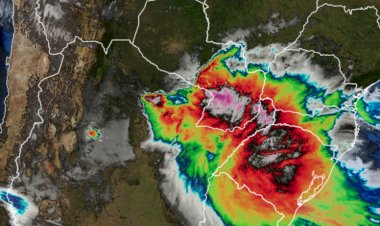 Sistema  frontal frente fria (Chuva) se aproxima do Oeste do Paraná, Marechal já choveu.