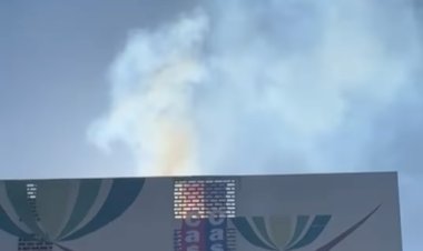 OUTRO INCÊNDIO NO TERREO DO EDIFÍCIO EM CASCAVEL HOJE(20)