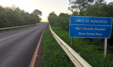 Enchente no Rio Guaçu  alaga plantações em Nova Santa Rosa