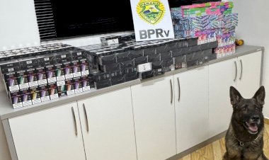 Mais de dois mil cigarros eletrônicos contrabandeados são apreendidos na região