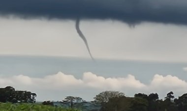 ATENÇÃO: Formação tornádica é registrada em Francisco Alves nesta quinta-feira (13)