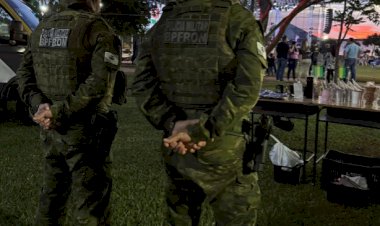 BPFRON marca presença na abertura da temporada de verão em Porto Mendes