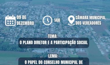 Conferência Extraordinária do Plano Diretor de Nova Santa Rosa será realizada na terça-feira (09)