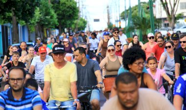Passeio Ciclístico de Natal reúne mais de 500 pessoas em Nova Santa Rosa
