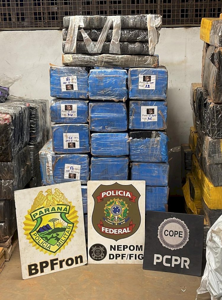 Mais de 4 toneladas de maconha são apreendidas em chácara no interior de Santa Helena (PR)