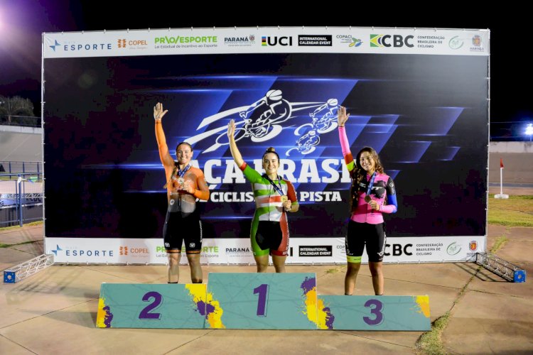 Maria Tereza Müller enche o pescoço de medalhas na Taça Brasil de Pista 2025