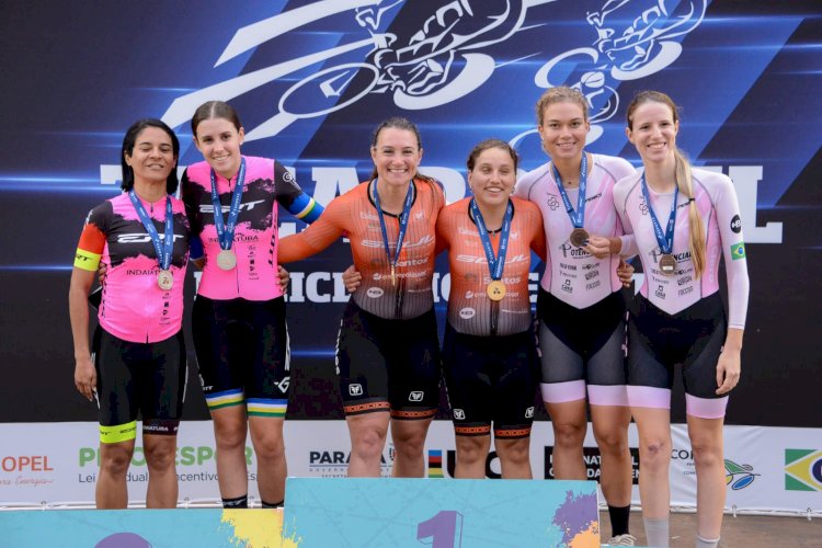 Maria Tereza Müller enche o pescoço de medalhas na Taça Brasil de Pista 2025