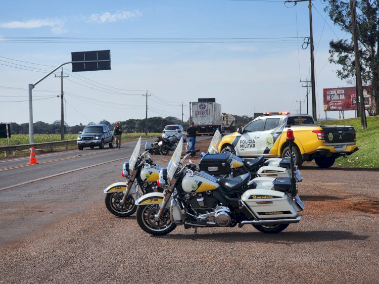PRv realiza operação de reforço no policiamento entre Toledo e Palotina