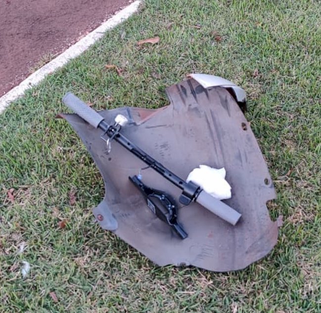 Criança fica ferida após colisão entre patinete elétrico e automóvel em Nova Santa Rosa