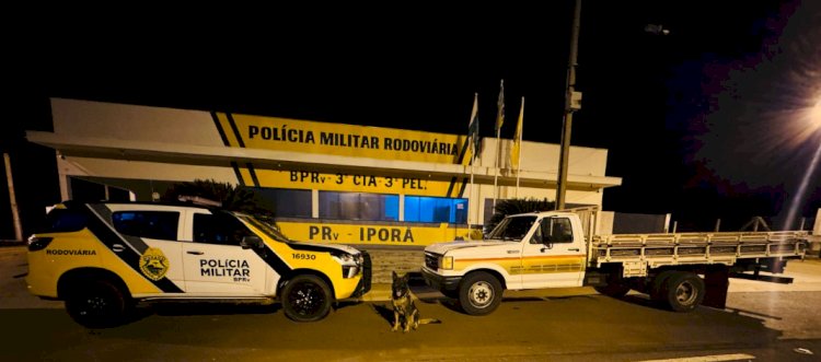 F-4000 furtada com placas de Santa Catarina é recuperada pela PRE na região