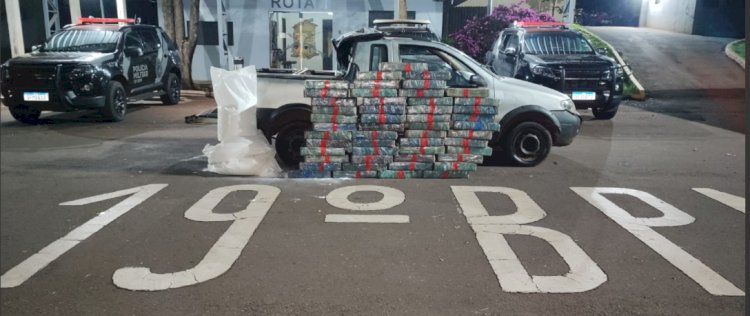 Pó branco e Maconha são apreendidos e elemento preso na região