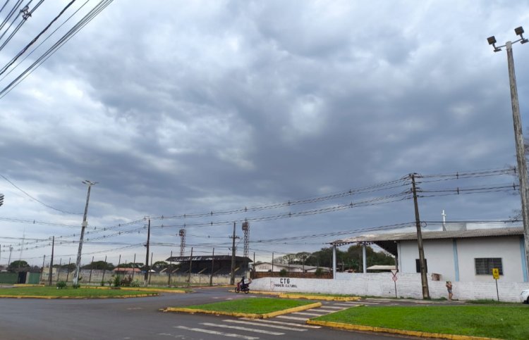 Chuva já chegou  e frio vem na retaguarda do tempo