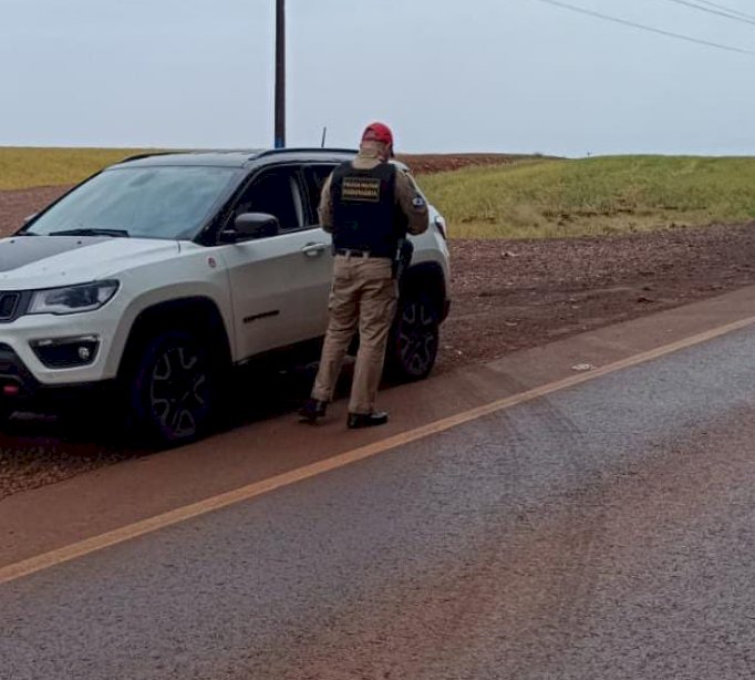 BPRv flagra Audi a 182 km/h durante operação radar na PR-182
