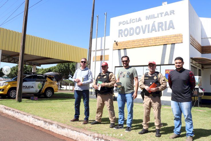 Blitz educativa marca Dia Nacional do Trânsito em Marechal Cândido Rondon