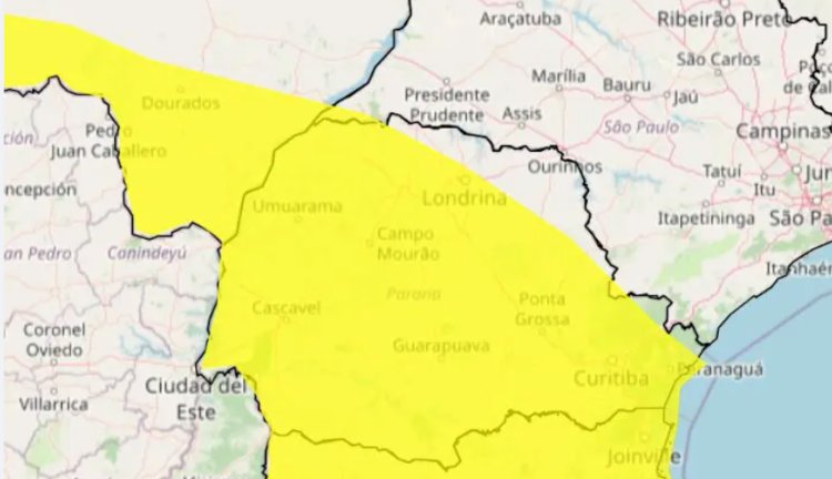 Temporais com granizo e ventos fortes voltam a atingir cidades do Paraná