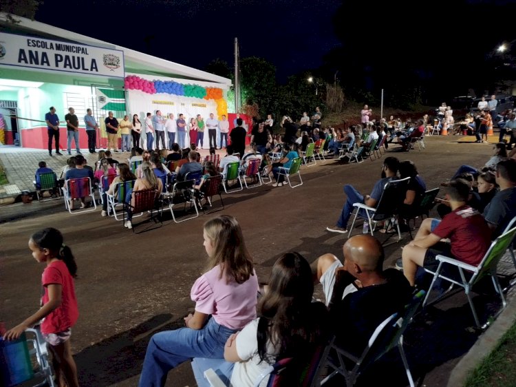 Prefeitura entrega ampliação da Escola Municipal Ana Paula