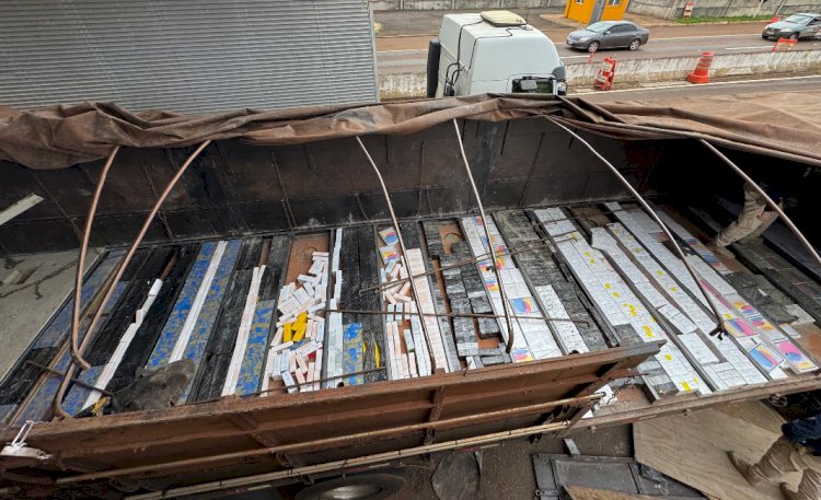 PRF APREENDE GRANDE QUANTIDADE DE ELETRÔNICOS NA BR-277, EM CASCAVEL