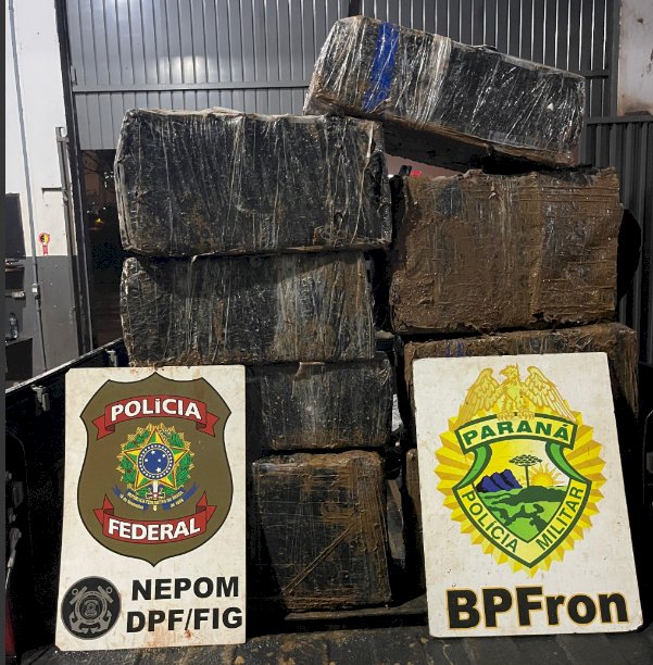 BPFRON e forças de segurança apreendem mais de 500 kg de drogas em ações na fronteira com o Paraguai