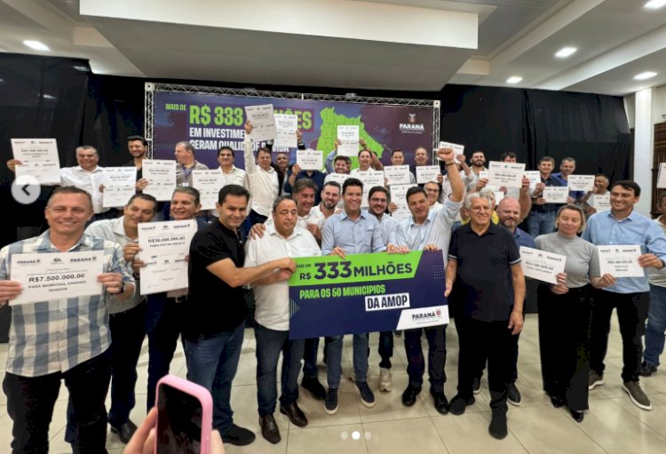 Estado anuncia R$ 7,5 milhões para Marechal Cândido Rondon 