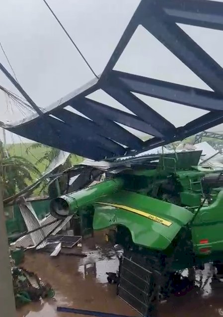 Fotos mostram os estragos causados pelo temporal em Marechal Rondon e região