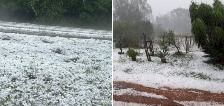 Forte temporal de granizo provoca destruição em Sarandi e municípios da região
