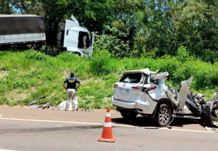 Acidente grave na BR-277 entre Matelândia e Medianeira deixa um morto e feridos graves
