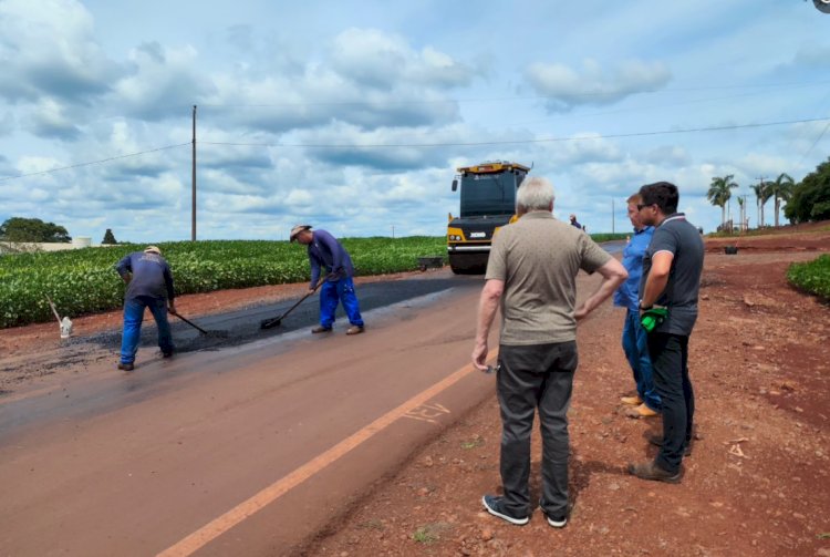 Retomadas as obras na rodovia entre Alto Santa Fé e Santa Rita do Oeste